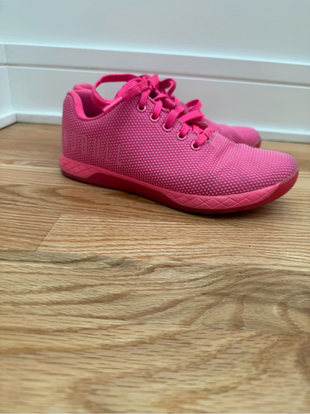 NOBULL Pink Lightweight Lace-Up Sneakers